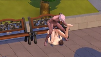 Sims 4 Gejevski Par Se Jebe V Parku