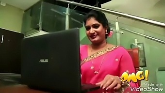 Curvy Indian Teen Aunty Gets Naughty With Her Young Guest