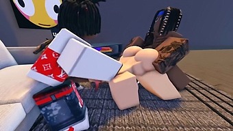 Makima Experiences A Black And Gangbang Encounter In A Roblox Game