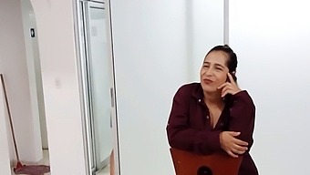 A Mature Latina Woman Discovers Her Stepmother Pleasuring Herself During A Phone Call With Her Partner And Confronts Him About His Actions.