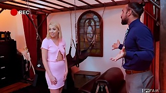 Spyfam'S Stepdaughter Fulfills Her Stepdad'S Kinky Dungeon Role-Playing Desire