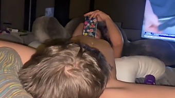 A Purple-Haired Caretaker Introduces A Sex Toy To A Quadruplet Of Bisexual Women