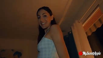 Natural Latina Tinder Match Gets An Unexpected Creampie After Condomless Sex