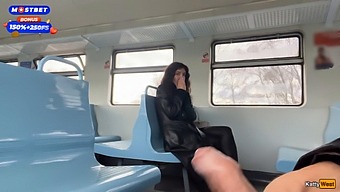 Katty West'S Big Load On A Public Train Ride And Subsequent Carriage Walk