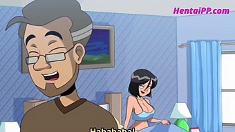 Helping The Stepson To Reach An Orgasm With The Help Of A Busty Mommy In This Uncensored Cartoon Porn.